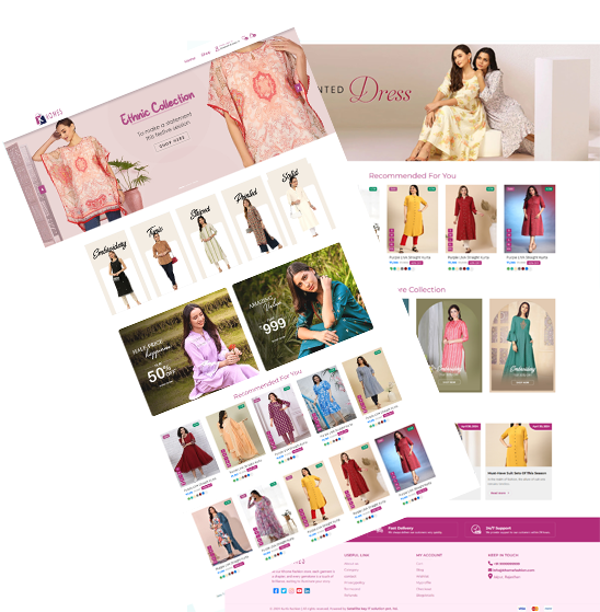 Fashion web site Image